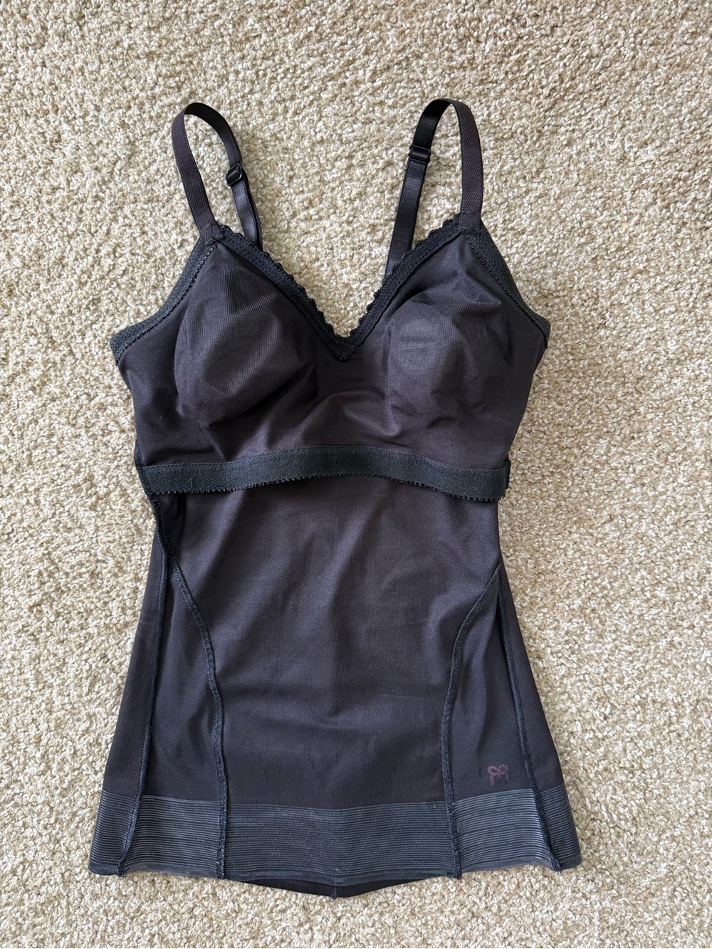 Ruby Ribbon Black Shaping Cami - Picture 4 of 7
